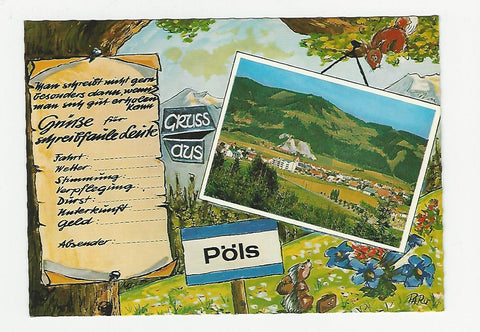 AK Gruss aus Pöls.