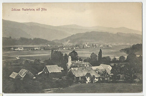 AK Schloss Gusterheim mit Pöls.