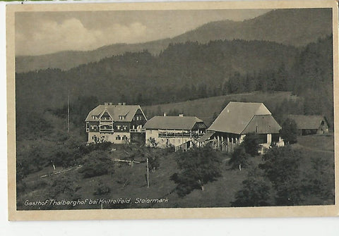 AK Gasthof Thalberghof bei Knittelfeld. Rachau. (1943-44)