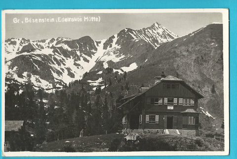 AK Gr. Bösenstein. Edelraute Hütte.