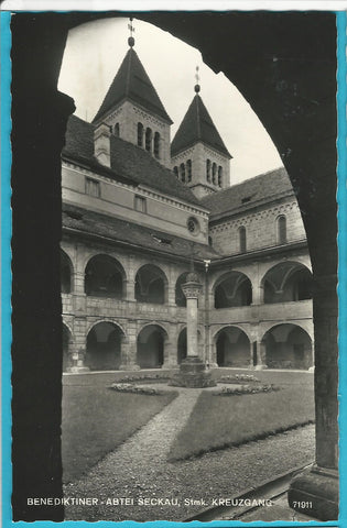 AK Benediktiner-Abtei Seckau. Kreuzgang. (1961)