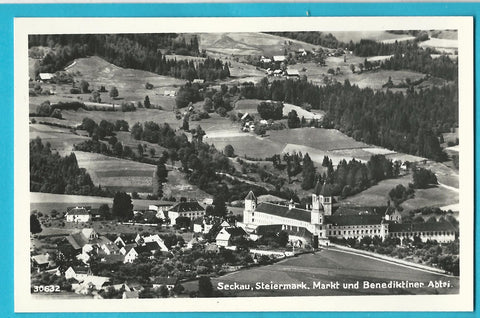 AK Seckau. Markt und Benediktiner Abtei.