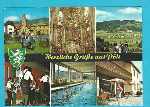 AK Herzliche Grüße aus Pöls.