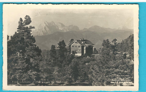 AK Edelrautehütte gegen Gr. Oedstein. (1937)