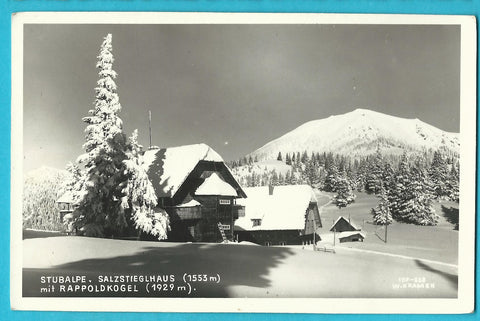 AK Stubalpe Salzstieglhaus mit Rappoldkogel.