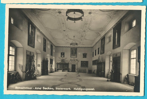 AK Benediktiner Abtei Seckau Huldigungssaal. (1936)