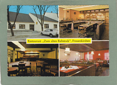 AK Frauenkirchen. Restaurant Zum alten Rebstock St. Kölndorfer. Franziskanerstraße 23.