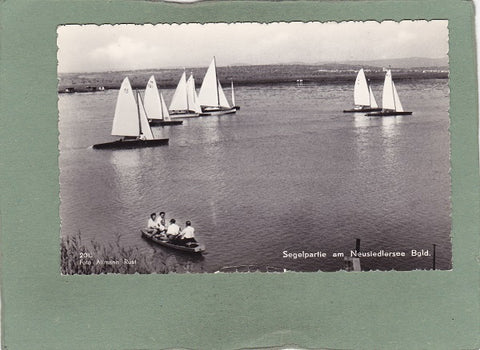 AK Segelpartie am Neusiedlersee.