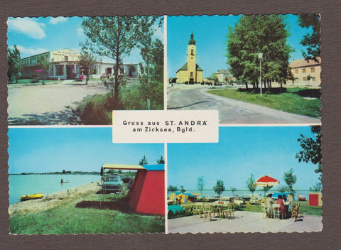 AK Gruss aus St. Andrä am Zicksee.