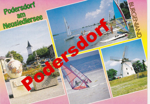 AK Podersdorf am Neusiedlersee.