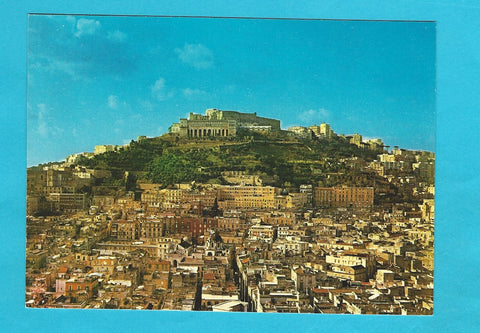 AK Napoli. Panorama con Museo S. Martino.
