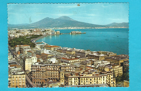 AK Napoli - Panorama e Vesuvio.
