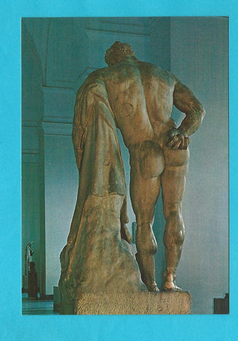 AK Museo Nazionale di Napoli. Ercole Farnese. Statua in marmo.