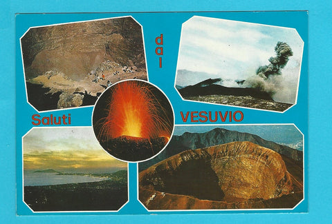 AK Saluti dal Vesuvio.