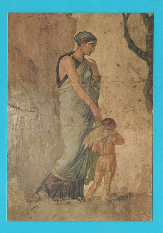 AK Napoli - Museo Nazionale. Eros punito da Venere. (Pompei)