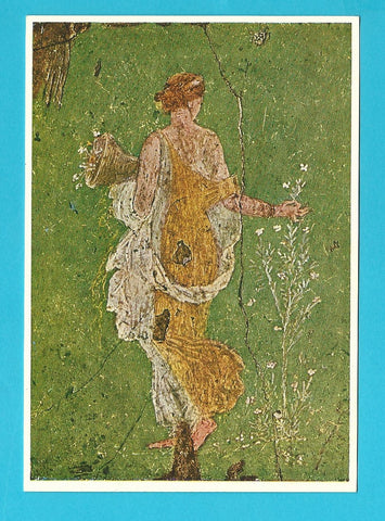 AK Napoli. Museo Nazionale. Pittura Romana. Primavera (Stabia)
