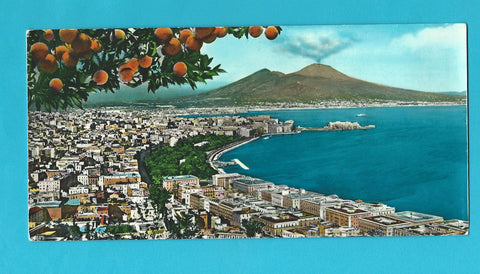 AK Napoli. Panorama e Vesuvio.