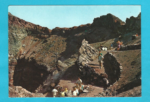 AK Napoli. Cratere del Vesuvio.