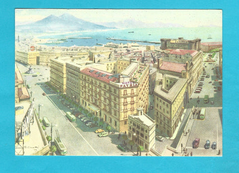 AK Napoli. Albergo Patria. Via G. Sanfelice 47.