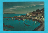 AK Napoli. Mergellina di notte e Capri.