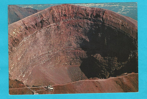 AK Napoli. Il Vesuvio - Cratere.