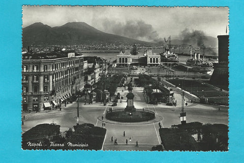 AK Napoli - Piazza Municipio.