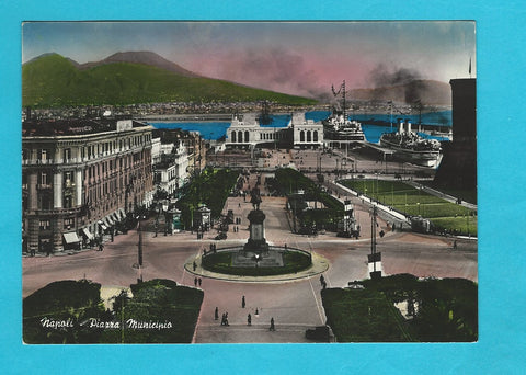 AK Napoli - Piazza Municipio.