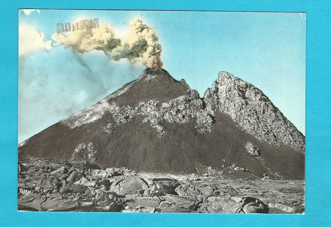 AK Napoli - Vesuvio - Il cono centrale.
