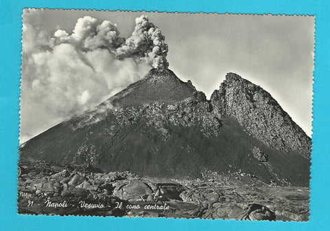 AK Napoli - Vesuvio - Il cono centrale.