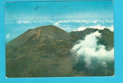 AK Napoli - Vesuvio. Veduta dall'aereo.