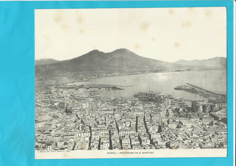 Napoli - Panorama da S. Martino. Format: 23,5 x 19 cm. Verlag: Ragozino.