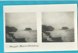 Stereo-Foto Neapel. Meeresstrandung.