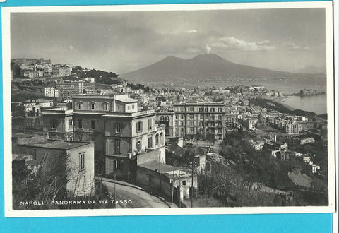 AK Napoli - Panorama da Via Tasso.