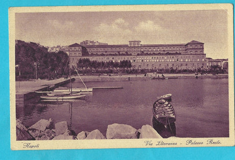 AK Napoli. Via Litoranea - Palazzo Reale.