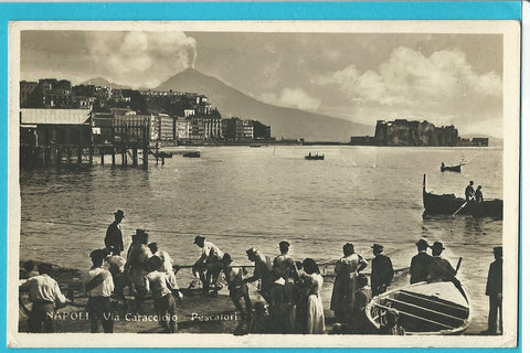 AK Napoli - Via Caracciolo - Pescatori.