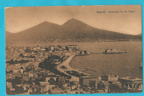 AK Napoli - Panorama da Via Tasso.
