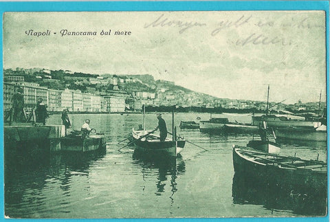 AK Napoli - Panorama dal mare.