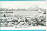 AK Napoli - Vesuvio da Mergellina.