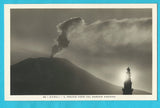 AK Napoli - Il Vesuvio visto dal Maschio Angioino.