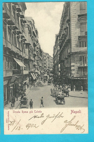 AK Napoli. Strada Roma gia Toledo.