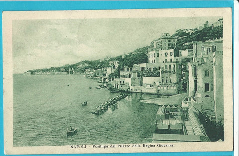 AK Napoli - Posillipo dal Palazzo della Regina Giovanna.