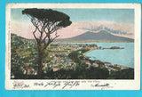 AK Napoli. Panorama della Citta visto dalla Villa Patrizi.