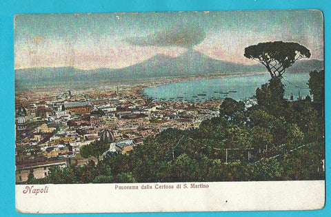 AK Napoli. Panorama dalla Certosa di S. Martino.
