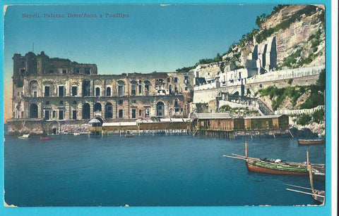 AK Napoli. Palazzo Donn'Anna a Posillipo.