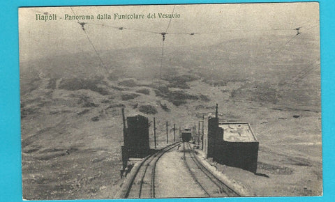 AK Napoli - Panorama dalla Funicolare del Vesuvio.