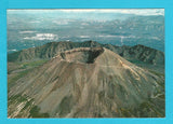 AK Napoli. Il Vesuvio visto dall'aereo.