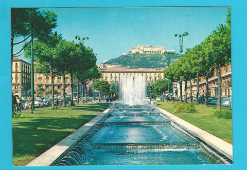 AK Napoli - Piazza Municipio e Museo S. Martino.