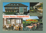 Werbe-AK Gloggnitz – Stuppach, Gasthaus Stuppacherhof, Sandgasse 4.