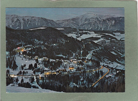 AK Wintersportplatz Semmering geg. Rax und Schneeberg.