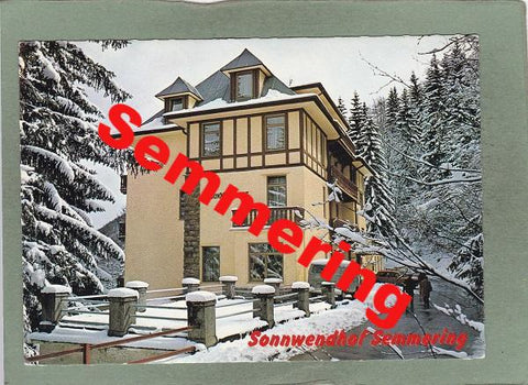 AK Höhenluftkurort Semmering.  Kuranstalt Sonnwendhof.